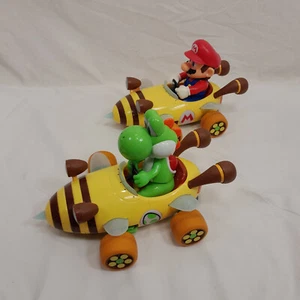 2020 Nintendo RC: Mario Kart Bumble V- Yoshi & Mario Carrera- No Remote - Picture 1 of 6