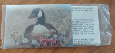 DELANE LANGE CANADA GOOSE MARBLE PAINTING PATTERN 1989 16 - Image 1 of 4