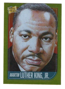 MARTIN LUTHER KING JR 2021 SUPER BREAK PIECES OF THE PAST GOLD FOIL PARALLEL - Picture 1 of 1