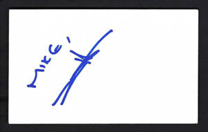 Leslie Hope signed 3x5 card Star Trek Deep Space Nine DS9