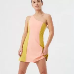 OUTDOOR VOICES Vestito piccolo monospalla reggiseno incorporato tennis sottaceto palla - Foto 1 di 7