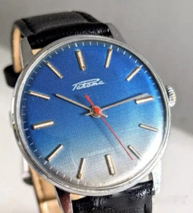 Raketa Blue Jeans mechanical vintage 2609 Soviet Era mens wristwatch USSR bv439 - Picture 1 of 8