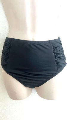 BAR III 黑色纯色比基尼底部泳衣 6MBDX99M 全新带标签 尺寸 S $48 #47 — 第 1/4 张图片
