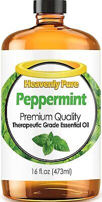 Heavenly Pure Peppermint Essential Oil 100% Natural Peppermint Therapeutic 16oz • 24.99$