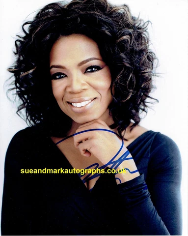 Oprah Winfrey Gloria Gaines The Butler Candid Signed 10 x 8 Autograph UACC RD 96 Cover