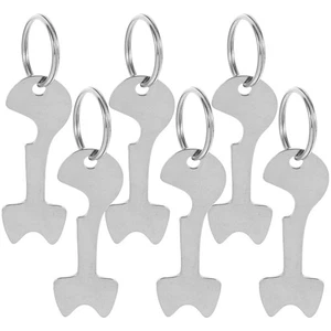 6 Piezas Accesorios de Llavero Carrito de Compras Ficha para Carrito de Comestibles - Imagen 1 de 12