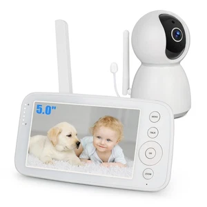 Babyphone 1080P Baby Camera Videocamera Portatile Senza Fili No Wi-Fi/App Conversazione - Foto 1 di 6