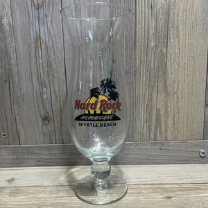 Hard Rock Cafe Hurricane Cocktail Glass 10" Tall - Myrtle Beach - Picture 1 of 3