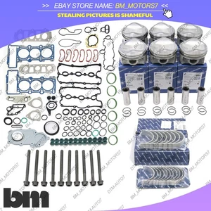 Engine Pistons Seals Overhaul Rebuild Kit For Porsche Cayenne Panamera 92A 3.0 S - Picture 1 of 6