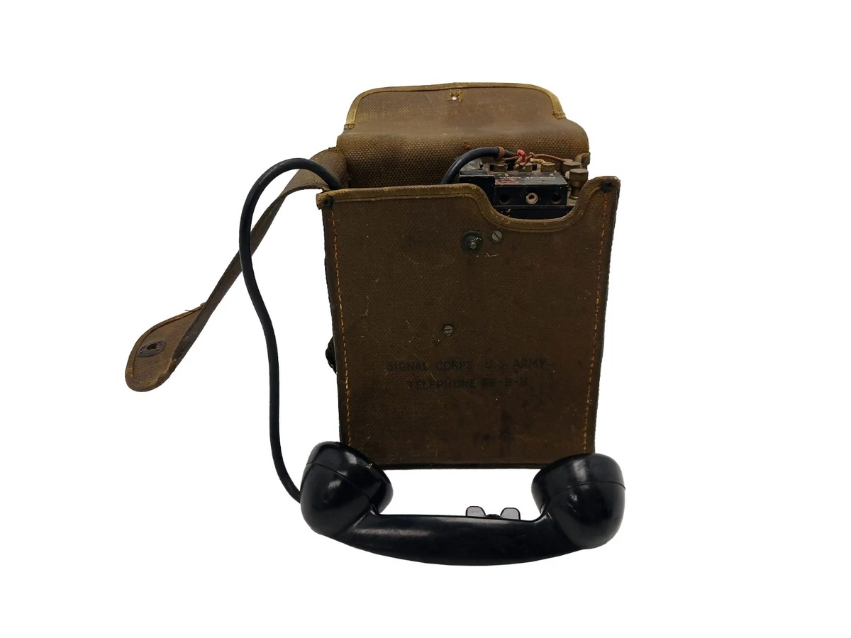 Field Telephone Indiana Original WWII US Field Gear & Equipment