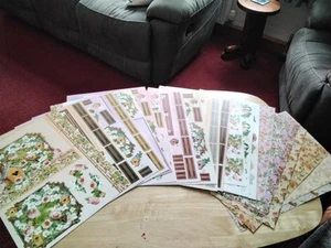 Papercraft Collection ,Birds in nests/box's Decoupage cards to make, New. - Picture 1 of 6