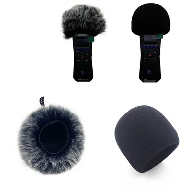 Pop Filter Dead Cat Fit For Zoom H1essential Handy Portalble Recorder Furry W Foto 1 de 4