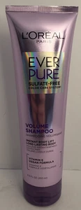 L'Oreal Paris EverPure Volume Sulfate Free Shampoo For Fine Hair, 8.5 fl oz - Picture 1 of 2
