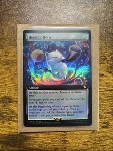 Magic: The Gathering Final Fantasy: Herald's Horn Foiled Buy-a-Box Promo NM - Picture 1 of 2