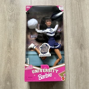 University Barbie Black Doll Georgetown Cheerleader Special Edition 1996 Mattel  - Picture 1 of 6