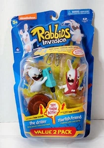 McFarlane Rabbids Invasion Action Figures The Driller and Starfish Friend 2 Pack - Picture 1 of 2