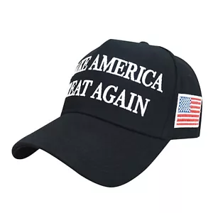 Gorra de béisbol 2025 Donald Trump 45-47 Make America Great Again MAGA negra - Imagen 1 de 4