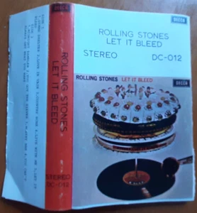 ROLLING STONES LET IT BLEED ORIG GREEK CASSETTE 1977 DECCA ULTRA RARE!!! - Picture 1 of 4