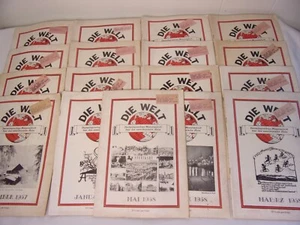 17 Lot Vintage 1955-1958 DIE WELT (The World) German Deutsch Magazine - Picture 1 of 17