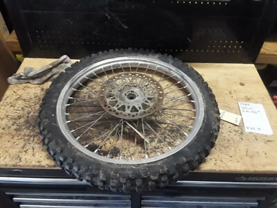 1989 SUZUKI RMX250 #26k FRONT WHEEL  - Image 1 of 4