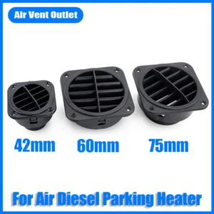 75mm 60mm 42mm Air Diesel Heater Duct Hose Pipe Vent Directional Outlet Square # - Picture 1 of 11