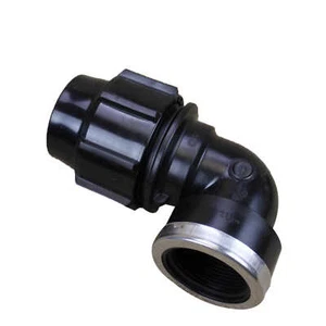 Metric Poly 90° ELBOW 69360 Threaded Fem. O/Take 40mm x 1 1/2 Inch Plasson - Picture 1 of 4