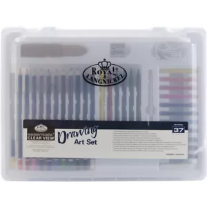 Essentials Clear View Art Set-Drawing, Pk 1, Royal Brush - Picture 1 of 1