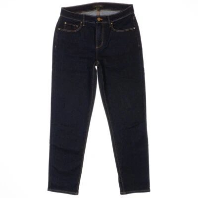 Ann Taylor The Taper Jeans 2 High Rise Dark Blue Womens Measures 28 x 26 - Image 1 of 4