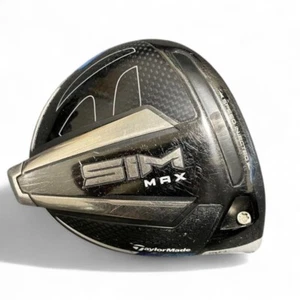 Taylor Made SIM MAX Golf Driver 9 ( 9.0 ) degree ( RH ) w/cover - Picture 1 of 11