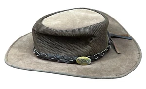 Jacaru Summer Breeze Cowboy Hat S Unisex Leather Cowhide Suede Made In AU - Picture 1 of 9