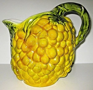 Majolica Striking Wine Jug Large 1.1 L Capacity Highly Tactile 3D. Continental - Picture 1 of 11
