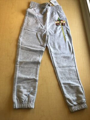 New PEANUTS SNOOPY Holiday Jogger Pants Girl Boy Sweats Small 6 Christmas - Image 1 of 4