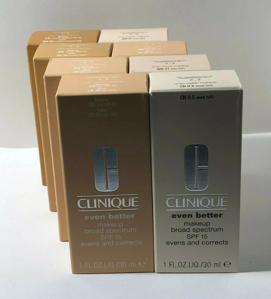 Base de maquiagem Clinique Even Better FPS 15 (escolha seu tom) nova na caixa tamanho completo - Imagem 1 de 1