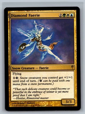 Magic The Gathering Coldsnap Diamond Faerie #128/155 MTG TCG CCG - Image 1 of 2