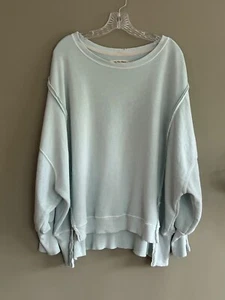 free people we the free camden sweatshirt Small blue sky - Picture 1 of 14