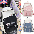 Laptop Backpack Waterproof Rucksack Mens Womens Travel School Business Bag UK