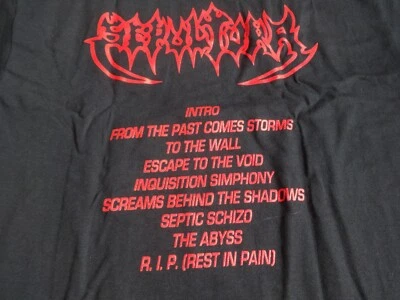 Sepultura Shirt Death Thrash Metal Destruction Sarcofago Master Venom - Bild 1 von 4