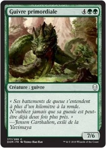 MTG Magic DOM - (x4) Primordial Wurm/Guivre primordiale, French/VF - Bild 1 von 1