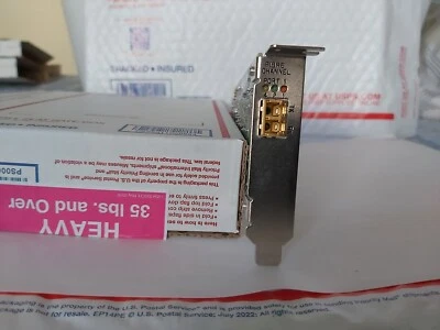 QLogic QLE2460-E PCI Express x4 Fiber Channel 4Gbps  Adapter Short BRACKET!!!! - Image 1 of 4