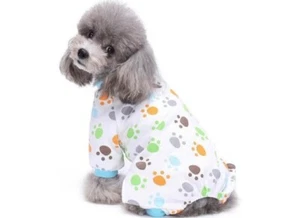 Dog/puppy pajamas, jumpsuit, shirt. 4-leg design. 100% soft cotton. - Picture 1 of 3