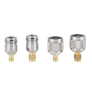 Conector Adaptador a N 4 piezas Macho Hembra a SMA RF Coaxial Adaptadores Conectores - Imagen 1 de 7