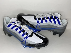 NIKE TEAM ISSUED VAPOR EDGE SPEED 360 AIR MAX ROYAL BLUE WHITE BLACK NEW SIZE 14 - Picture 1 of 6