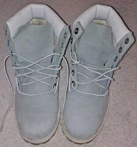 Child's TIMBERLAND Pale Blue Boots - Picture 1 of 6