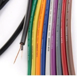 Van Damme Pro Grade Classic XKE Instrument Cable, Price Per Meter, 9 Colours - Picture 1 of 39