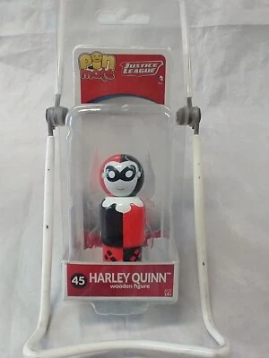 Figura de madera DC Justice League Pin Mate Harley Quinn #45 nueva Foto 1 de 2