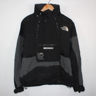 The North Face Steep Tech Jacket Mens Medium Black Outdoor Gorpcore Hooded Ski - Image 1 of 4