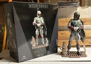 Boba Fett Star Wars Milestone 1:6 Scale Statue Diamond Select Toys Gentle Giant - Picture 1 of 5