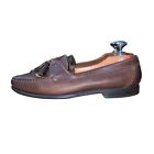 G.H. Bass Men?S Vintage Weejun Brown Leather Kilte Tassel Loafers Size 10