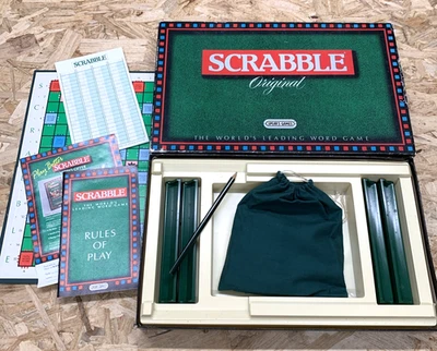 Vintage Scrabble Original Board Game Spear's Games 1988 Complete Family Word Fun - Image 1 of 4