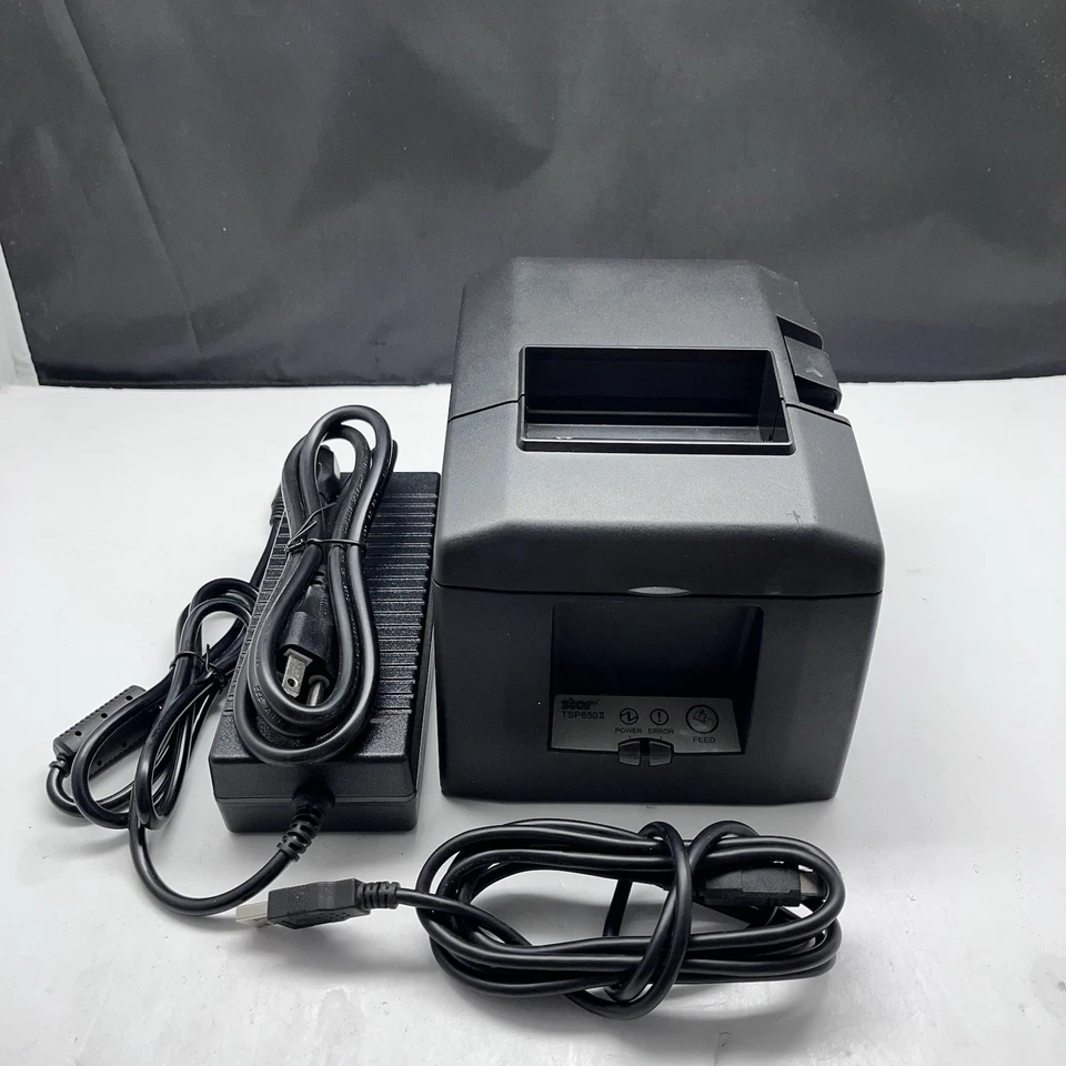 Star Micronics TSP650II 654IIU POS Receipt Printer USB - Image 1 of 4